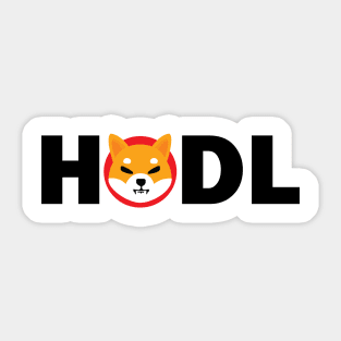 Shiba HODL Sticker